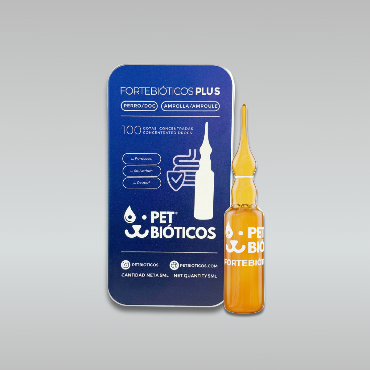FORTEBIÓTICOS PLUS PERROS 5ML 100 GOTAS | 1 AMPOLLA