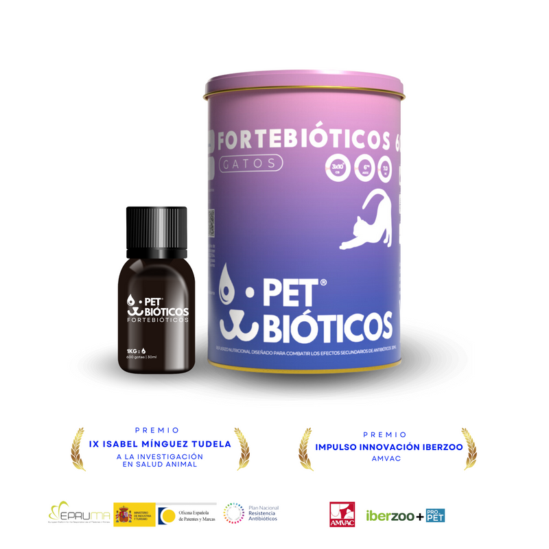 FORTEBIÓTICOS GATO 600 GOTAS | 30 ML